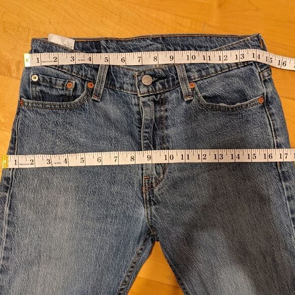 Levi's 513  jean raw hems size L30 W30 G2 - Picture 12 of 15